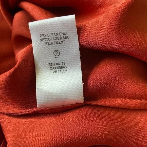 Diane Von Furstenberg Fleurette Rust Silk Dress 4 - Picture 11 of 11